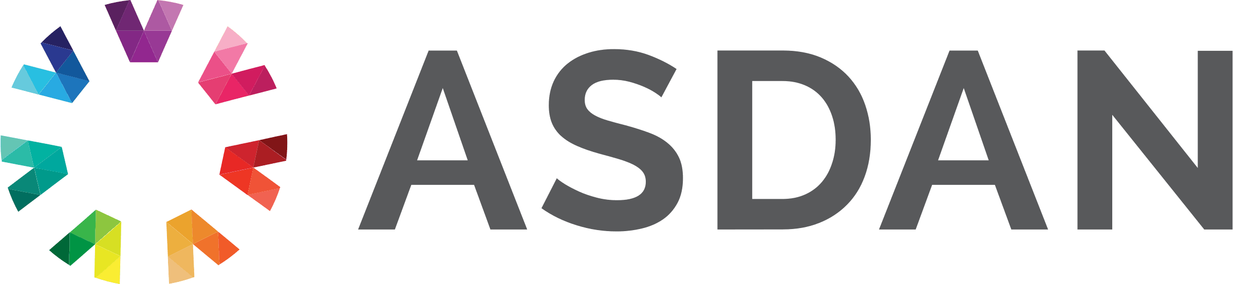 a blue and grey logo
